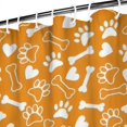 thumbnail image 3 of Yellow Puppy Dog Food Footprints Shower Curtain 84"x72" ,Bathroom Decorative Shower Curtains Set with 12 Hooks,Modern Waterproof Washable Shower Curtain, 3 of 6