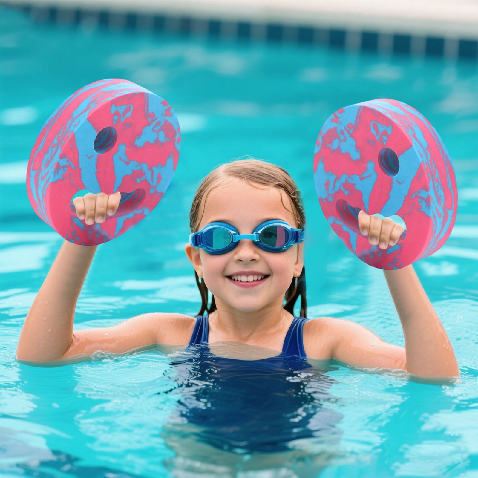 Planche De Natation En Mousse EVA Antidérapante - Équipement Entraînement Natation Pour Adultes Et Enfants, Portable Et Robuste