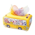 thumbnail image 2 of Caja de pañuelos para bebé Cajón de autobús con 10 toallas de mano Tejido arrugado para Montessori amarillo Macarena Juego sensorial, 2 of 8