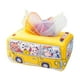 thumbnail image 2 of Caja de pañuelos para bebés con 10 cajones de autobús para toallas de mano para pequeños en edad preescolar amarillo Hugo Juego sensorial, 2 of 8