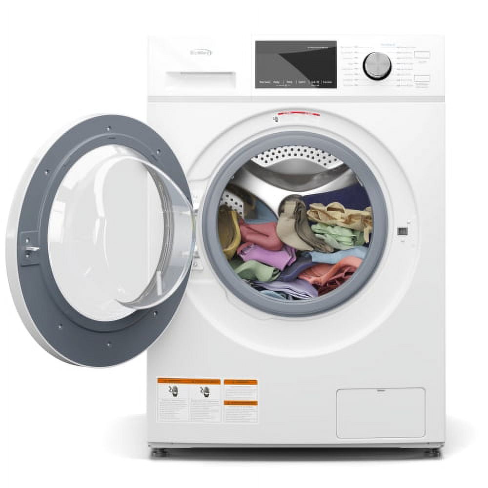 KoolMore 4.5 cu. ft. Large Capacity Stackable Front Load Washing Machine in White.
