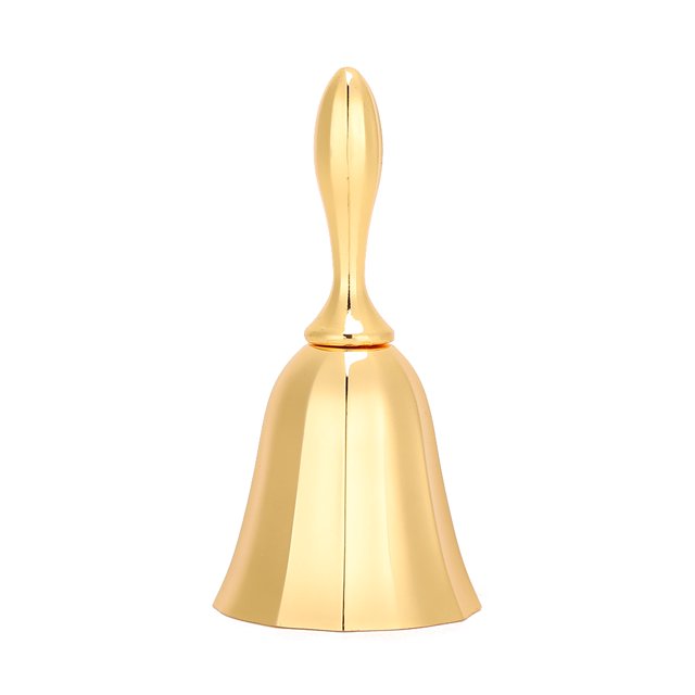 Small Zinc Alloy Bell, Bar Handbell, For Dinner Service Class Room Bar Service Golden,Silver,Bronze