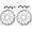 160mm*2 packs, variant on 160mm Disc Brake Rotor 2 packs with 12 Bolts General Stainless Steel Bike Disc Brake Rotor for Most Bicycle Road Bike Mountain Bike BMX MTB (Include 12 Screws, Black)