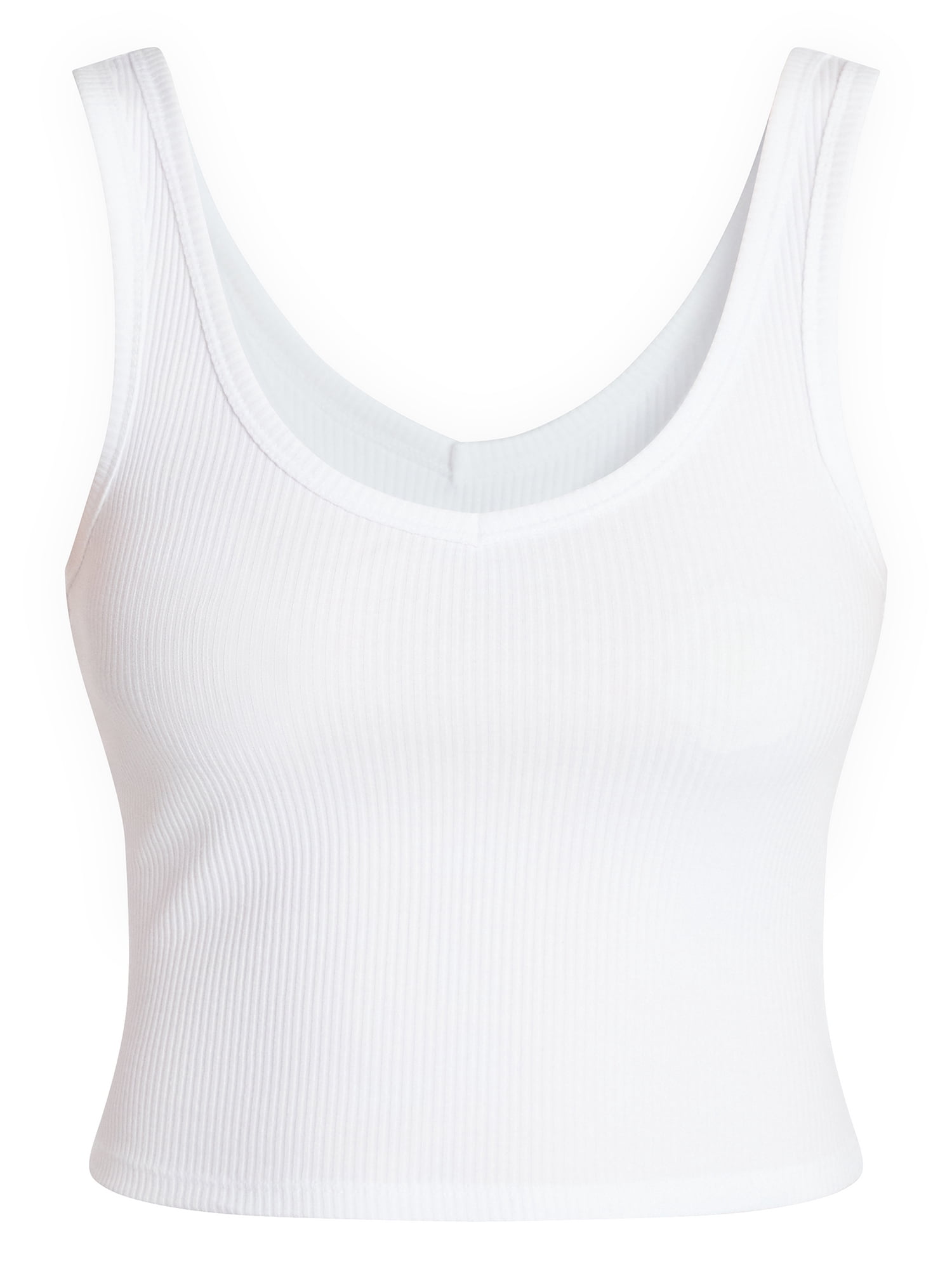 No Boundaries Cropped V-Neck Tank Top, Women’s XXS-XXL