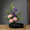 thumbnail image 7 of Flower Arrangement Vase Set, Ikebana Bowl with Pin Frog Holder Stable Floral Display Decor, for Home Table Studio, 7 of 7