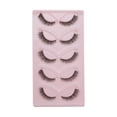 thumbnail image 1 of Unique Bargains 5 Pairs Soft 5D False Eyelashes for Makeup Black, 1 of 2