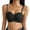 Black bras women everyday bras, variant on Nfurl Womens No Underwire Bra Supportive Push up Wireless Bras Soft Cup Comfortable Everyday Bralettes Black,34