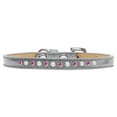 thumbnail image 3 of Dog, Puppy and Pet Ice Cream Collar, "Pearl  Pink Crystal Rimsets", 3 of 9