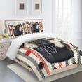 thumbnail image 3 of Juego de funda de edredón con tema de perro, fundas de edredón, fundas de almohada, suministros para dormir, juegos de cama para primavera, verano, otoño, invierno, tipo L, 2,3 piezas Inevent HA012367-08, 3 of 7