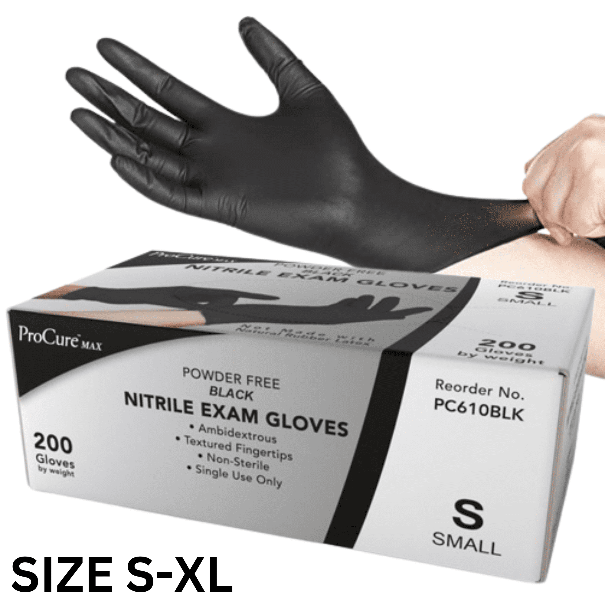 Ubuy Heavy Duty Plastic Gloves TITANflex Disposable Nitrile Gloves