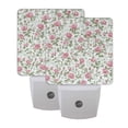thumbnail image 7 of Seamless Roses Floral Pattern LED Night Light Sensor Lamp Plug-in Adjustable Brightness 2 Pack, 7 of 7
