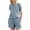 Linen Sets for Women 2 Piece-A08 Light Blue, variant on Mifsaly Summer Linen Set Women 2 Piece Crewneck Short Sleeve T-Shirt Drawstring Shorts Lightweight Vacation Matching Outfits Fashion Work Loungewear S