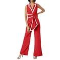 thumbnail image 2 of Women's Summer Jumpsuit Casual Wide Leg Sleeveless Romper For Daily Wear Home Comfortable Stylish Outfit, 2 of 2