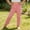 Pink, variant on SGFCWSX Girls Pants Straight Leg Elastic Waist with Pockets Casual Daily Trousers for Kids Pink Size 8 Years
