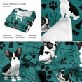 thumbnail image 5 of Adorable Boston Terrier Blanket Soft and Cozy Flannel Boston Terrier Blanket Bedding Decor Adult Boston Terrier Dog Lover Gift 50"x40", 5 of 6