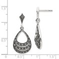 thumbnail image 3 of Primal Silver Sterling Silver Marcasite Earrings, 3 of 5