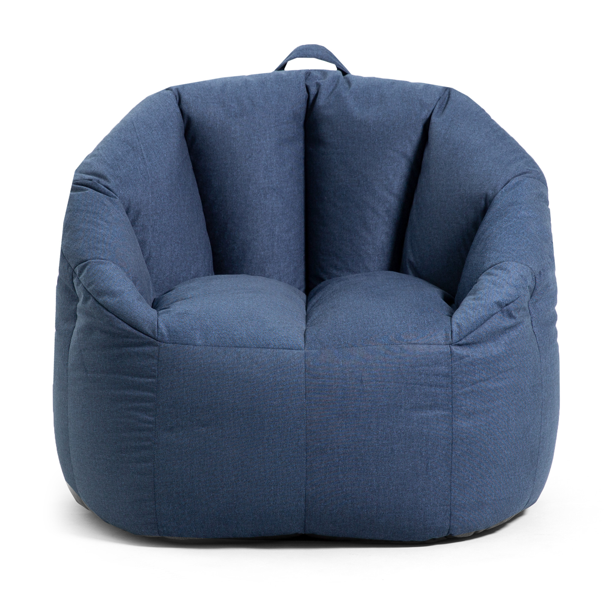 Big Joe Milano Bean Bag Chair, Denim Blue