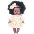 thumbnail image 4 of EGNMCR Black Girl Dolls American Play Dolls Lifelike 35cm Baby Play Dolls YE Reborn Doll Birthday Gifts for Kids, 4 of 4