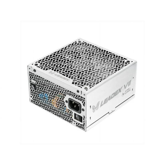 Super Flower Leadex VII XG 1000W 80  Gold White, Cybenetics Platinum, Full Modular, ATX 3.1 & PCIe 5.1,12VHPWR Cable (2x8pin-16pin native cables) , Power Supply, FDB Fan, SF-1000F14XG, White version