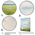 thumbnail image 3 of Designart "pasture Bold Horizon I" Landscape & Nature Floater Framed Canvas Print, 3 of 7