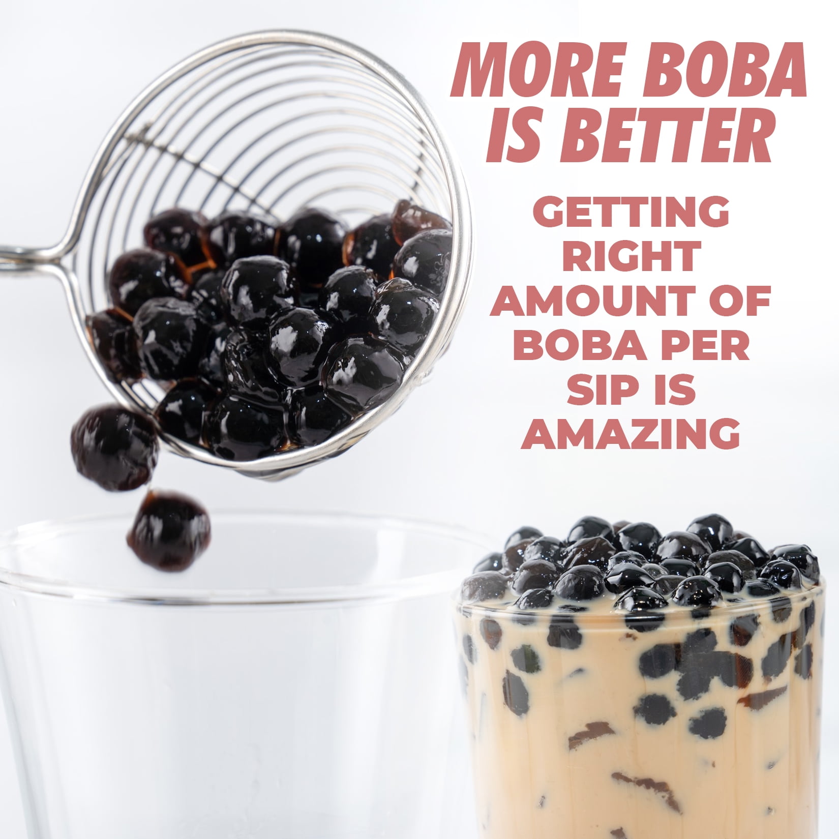 Fusion Select Tapioca Pearl - Black Sugar Flavor Quick Cook Tapioca, DIY Boba, Ready in 5 Minutes, Boba Pearls, Bubble Tea Pearl, Milk Tea Topping, Net Weight 8 Ounce (Pack of 1)