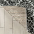 thumbnail image 4 of Well Woven Brega 3'11" x 5'3" Grey Geometric Diamond Thick Shag Area Rug, 4 of 8