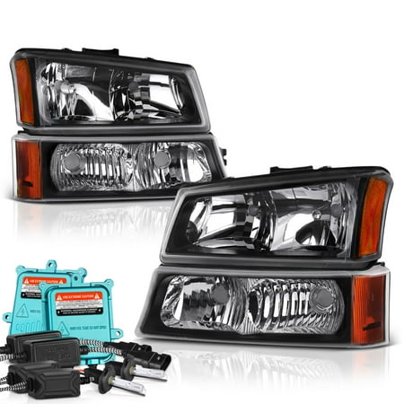 - VIPMOTOZ For 2003-2006 Chevy Silverado 1500 2500 3500 Headlights