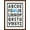 Brown Frame, variant on Art.com Hi Alphabet Blue Art Print, 12" x 18"