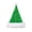 Green, variant on Christmas Santa Hat with Bells, Plush Santa Cap Decorated with Golden Bells, for Christmas Parties, Holiday, New Year Decor, Black