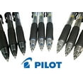 thumbnail image 2 of Pilot G2 retractable Black Gel Roller ballpoint pens, assorted point sizes (3 x Ultra Fine 0.38, 3 x Extra Fine pt 05, 3 x Fine pt 07), 2 of 5