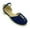 Blue, variant on . Women's Denim Zipper Flat