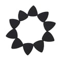 thumbnail image 1 of Wool Felt Guitar Picks, Improve Sound Quality, Soft for Strumming, Comfortable and Lightweight, 10Pcs Pack, Suitable for Guitar and Ukulele, Made of Qualitied Wool Felt Material, 1 of 7