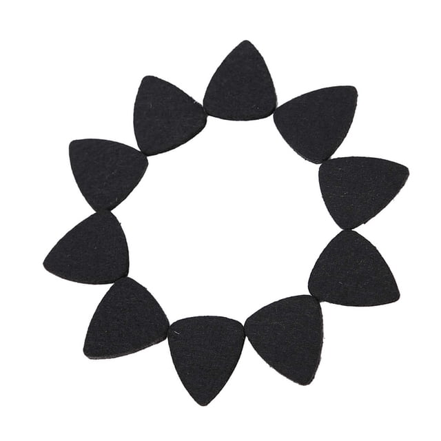Wool Felt Guitar Picks, Improve Sound Quality, Soft for Strumming, Comfortable and Lightweight, 10Pcs Pack, Suitable for Guitar and Ukulele, Made of Qualitied Wool Felt Material