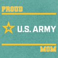 thumbnail image 3 of CafePress - Proud Army Mom White And Gold T Shirt - Womens Comfort Colors® Shirt, 3 of 4