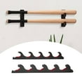 thumbnail image 6 of harayaa Baseball Bat Hanger Wall Mounted Black Color Accessories Softball Bat Holder 5 Tiers, 6 of 9