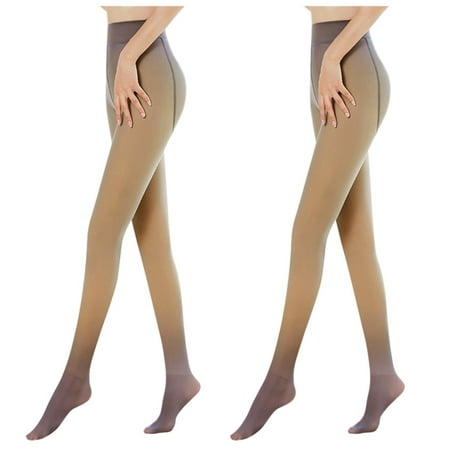 

YUEHAO Ladies Elastic Skin-penetrating Skin And Feet Bottoming Socks 90G Thin 2PCS Coffee