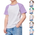 thumbnail image 5 of Tkrady Kids Boys Girls Casual Cotton Short Sleeve Tee Colorblock Crewneck T Shirt Tops, Sizes 4-12 Years, 5 of 5