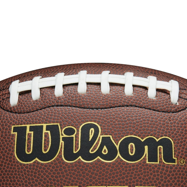 Wilson NCAA Reaction Composite Football, Junior Size, Ages 9-12