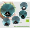 thumbnail image 3 of Salt & Pepper Shakers Stainless Steel Cover Glass Bottom With Rotating Cover - Spice Sugar Shakers, 3 of 6