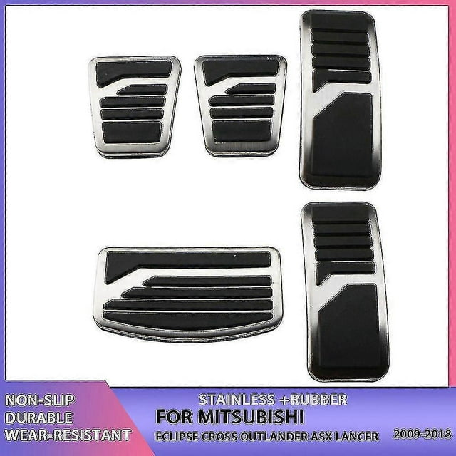 Pedales de coche para Mitsubishi Eclipse Cross Outlander Asx Lancer 2009-2014 2015 2016 2017 2018. Cubierta del pedal del acelerador y del freno.