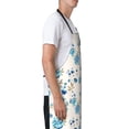 thumbnail image 3 of Bingfone Rose Flowers Apron Gifts For Men, Women Professional Grade Chef Apron for Kitchen,BBQ & Grill, 3 of 8