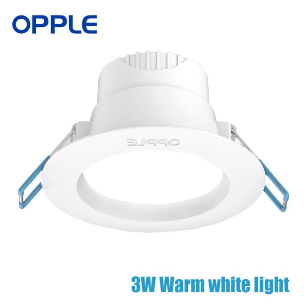 Youpin OPPLE 3W LED Downlight Pared de iluminación de ángulo de 120 grados