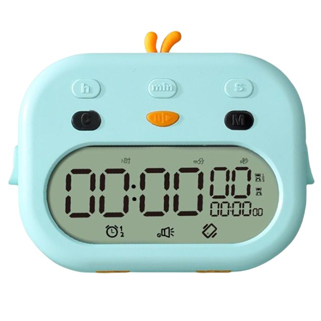 DOLITY Digital Timer Clock Portable Easy Operation LED Display for Cooking Sports Green Green 03