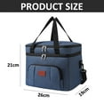 thumbnail image 2 of Thermal Lunchbox Leakproof Cooler Bag, Dual Compartment Lunch tote for Work Camping Trave, 2 of 5