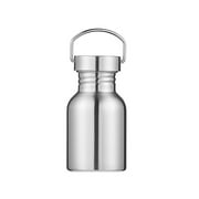 750ML Vacuum Insulated Stainless Steel Water Bottle Single Walled Travel Hiking Outdoor Sports Bottles Eco-Friendly Wide Mouth BPA Free Silver