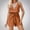 *Orange, variant on ClodeEU Women's Print Romper with Adjustable Drawstring Waist,Casual Jumpsuit Shorts Blue,Womens Plus L