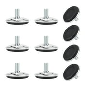 M10 x 17 x 50mm Leveling Feet Adjustable Floor Protector for Chair Leg 10pcs