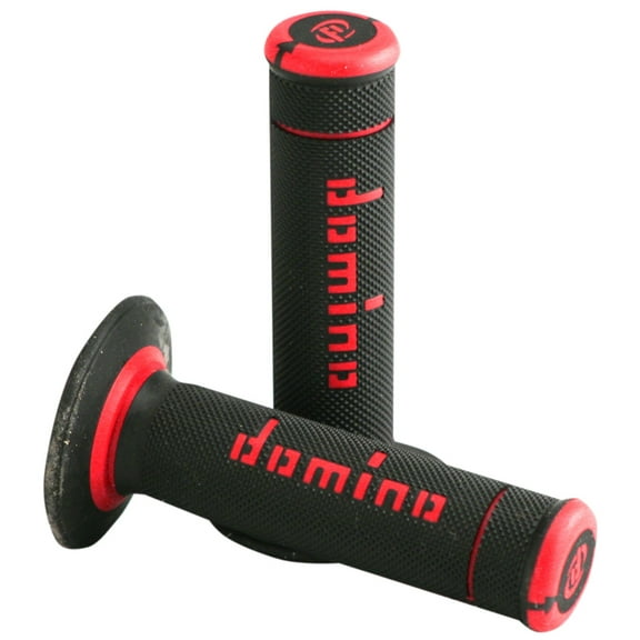Domino Xtreme Twist Throttle Black/Red Handlebar Grips (A19041C4240A7-0)