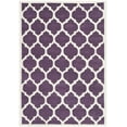 thumbnail image 2 of SAFAVIEH Chatham Freddy Geometric Wool Area Rug, Purple/Ivory, 5' x 8', 2 of 7