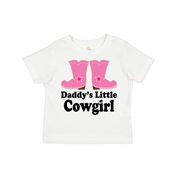 Inktastic Daddy's Little Cowgirl Girls Toddler T-Shirt